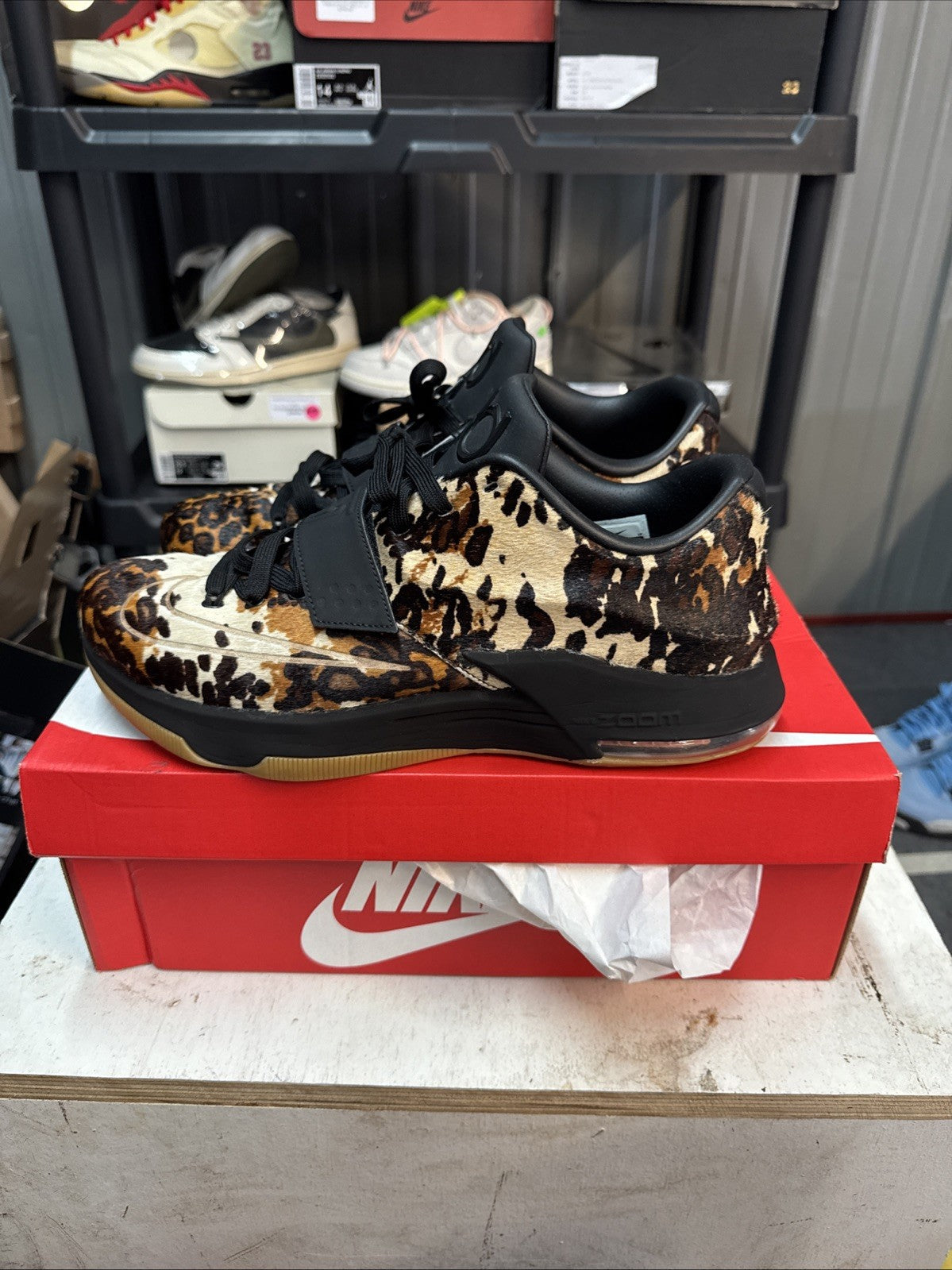 Nike KD 7 EXT QS Longhorn State 2015 | Replacement Box - Size 13 - product image from the listing.