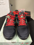 Men's Size 10.5 Jordan 5 Low x Clot Anthracite Black Lace Up Sneakers DM4640-036 - product image from the listing.