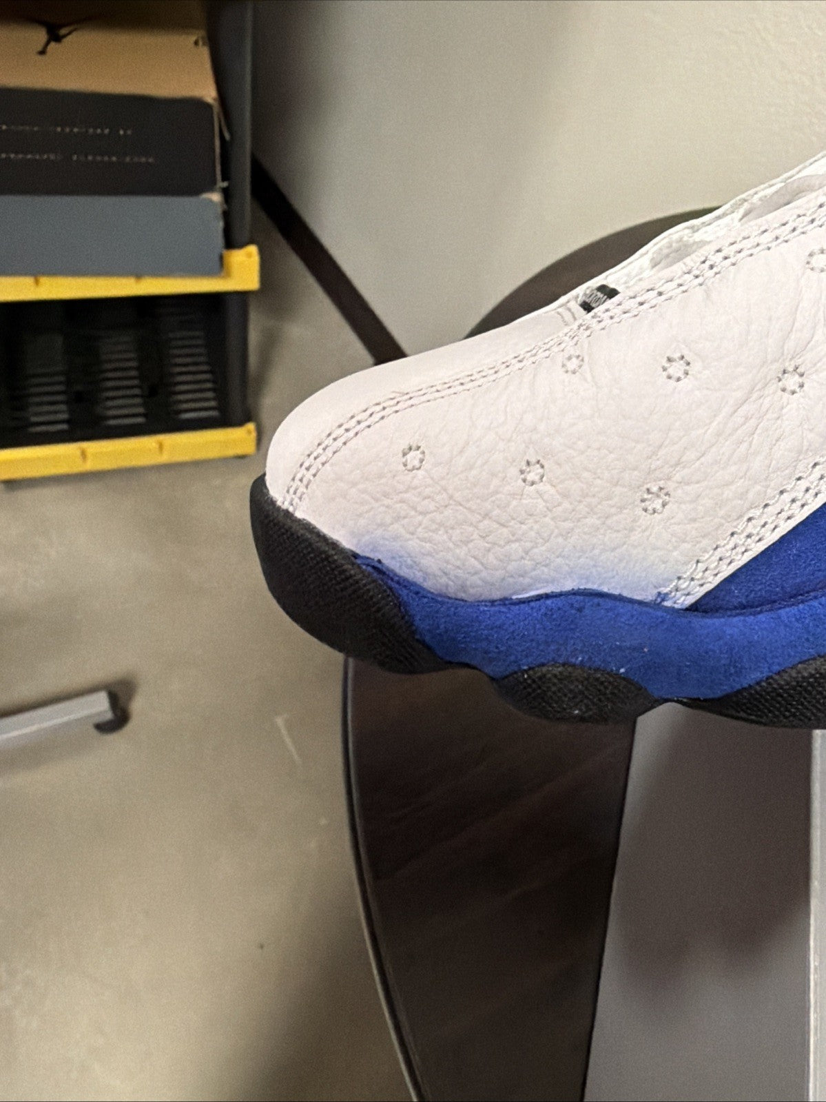 Hyper Royal White Blue Size 10.5 with box - Air Jordan 13 Retro - product image from the listing.