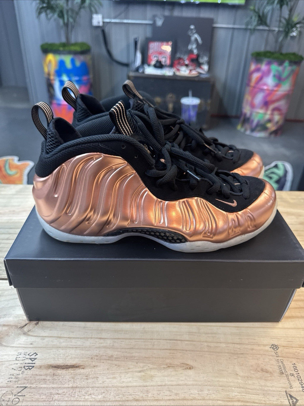 Nike Air Foamposite One Copper (2024) - Size 9.5 - product image from the listing.