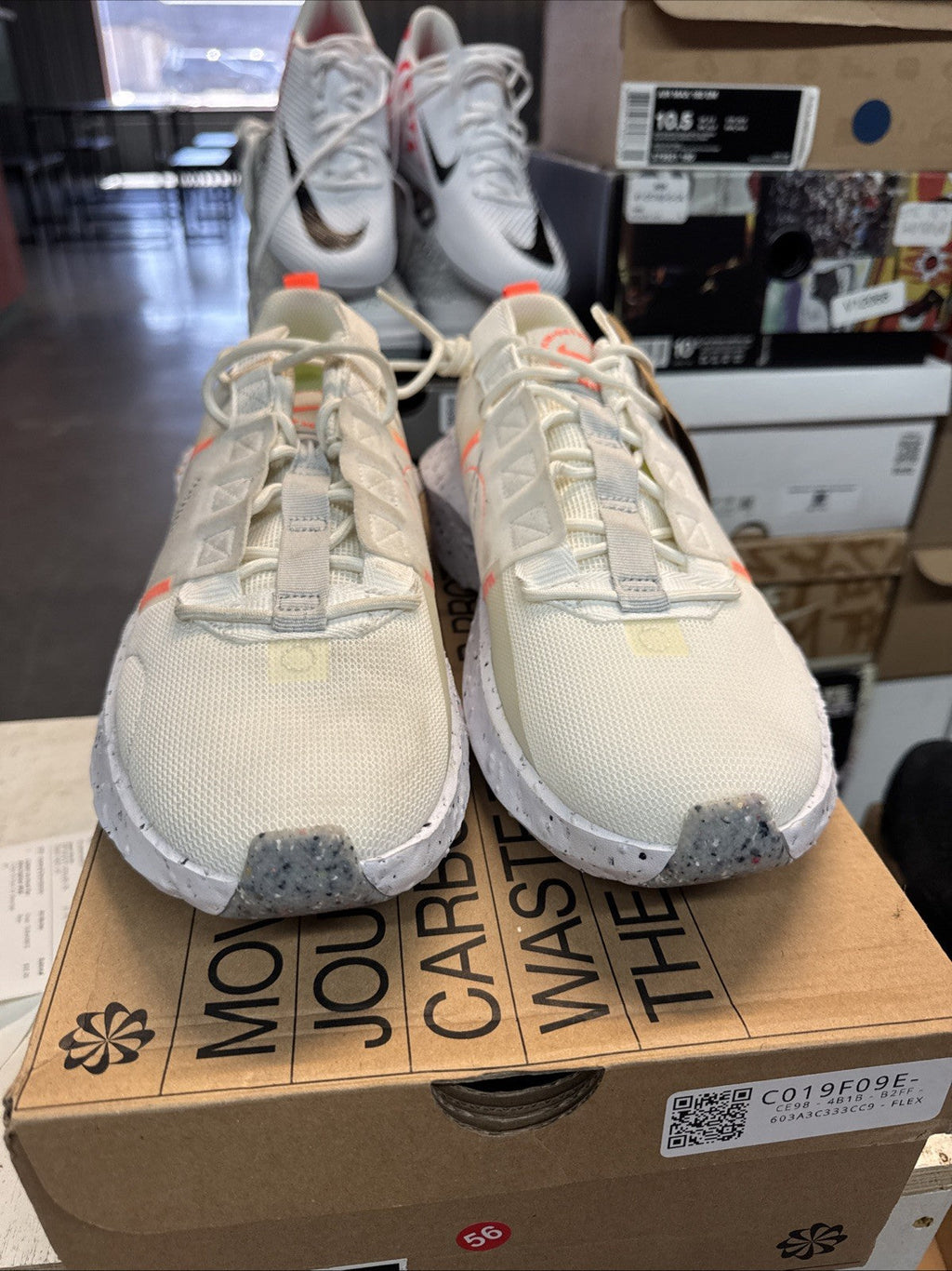 Nike Crater Impact Summit White Crimson - Size 11.5 - product image from the listing.