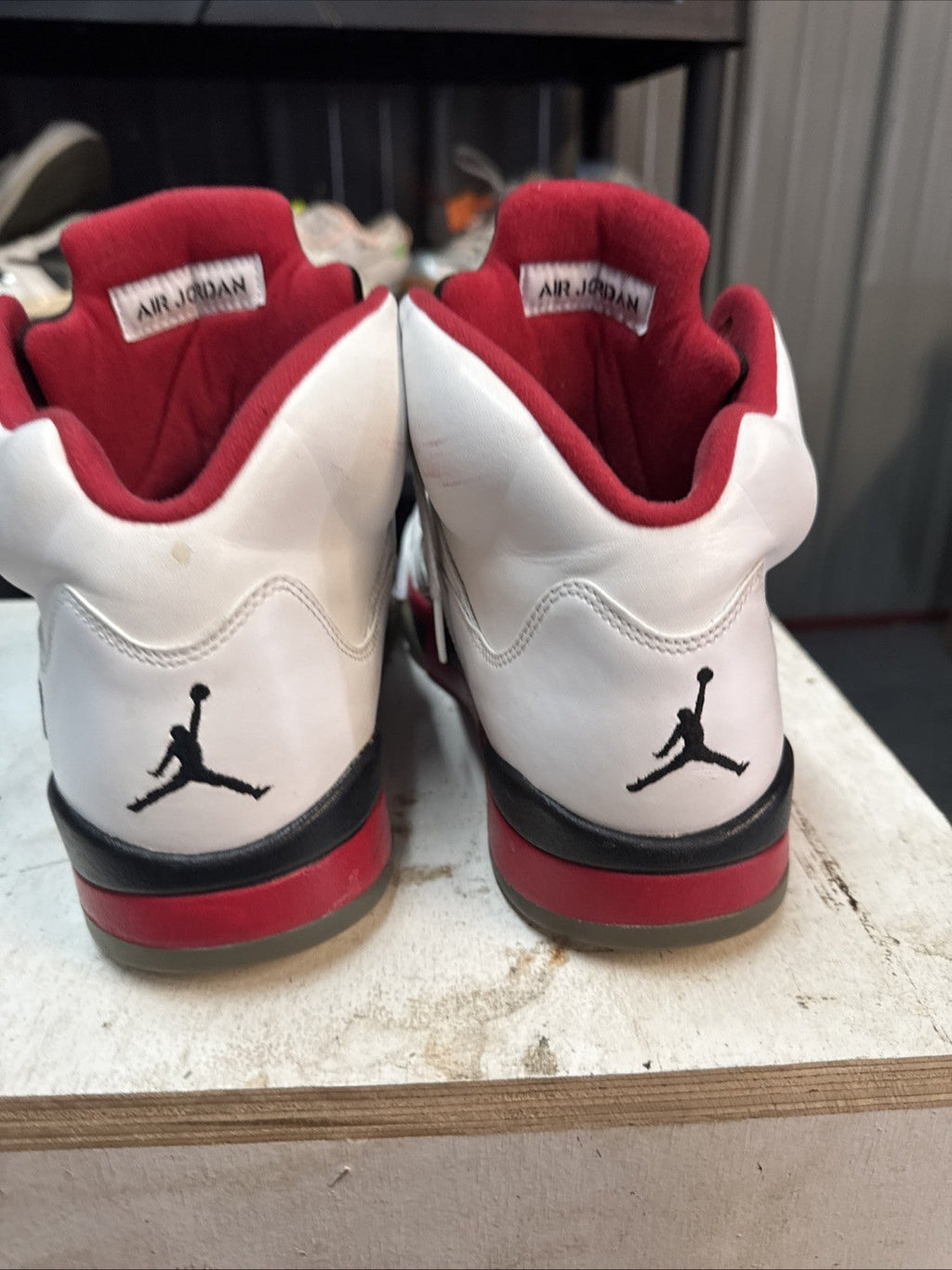 2025 Nike Air Jordan 5 Retro Fire Red Size 10.5 | Replacement Box - product image from the listing.