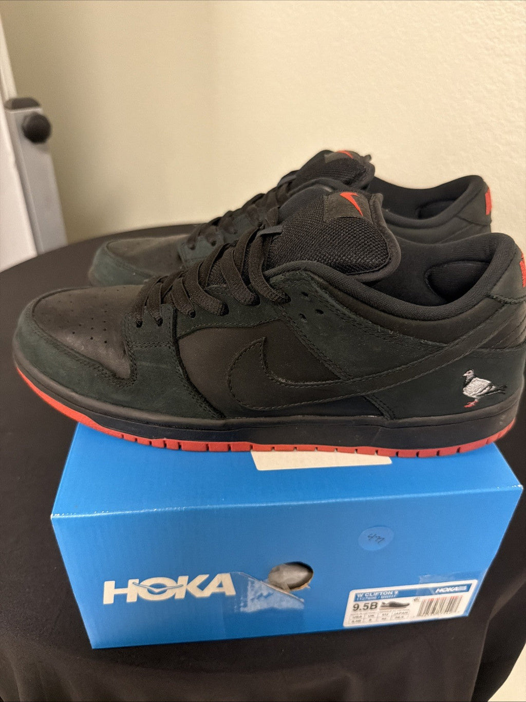 Jeff Staple x Nike Dunk Pro SB Low Black Pigeon - Size 11 - product image from the listing.
