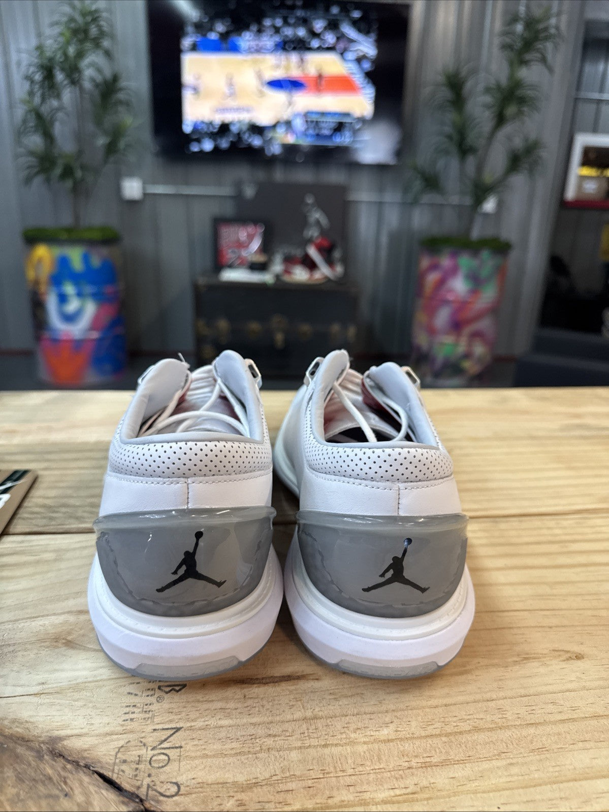 "White Pure Platinum" Size 11 - Nike Jordan ADG 4 Golf Shoe | Replacement Box - product image from the listing.