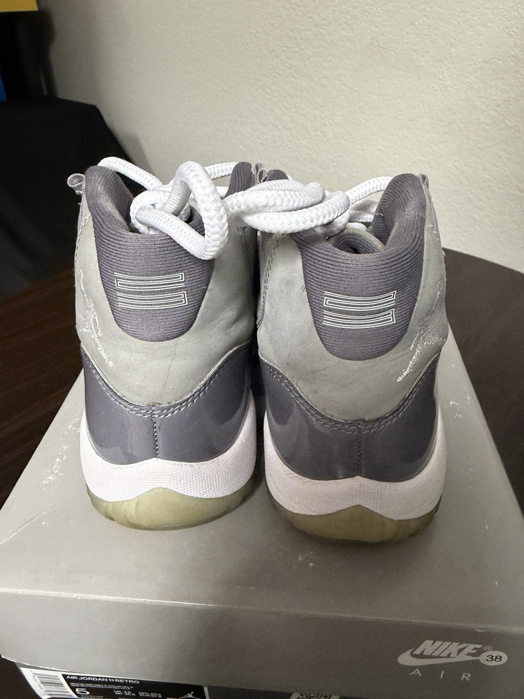 Jordan 11 Retro High Cool Grey - Size 5 - product image from the listing.
