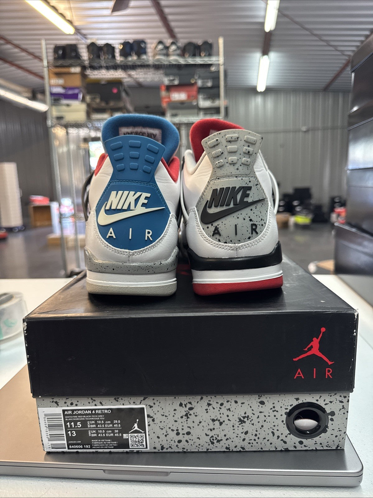 Jordan Air Jordan 4 Retro SE What The | Replacement Box - Size 11.5 - product image from the listing.