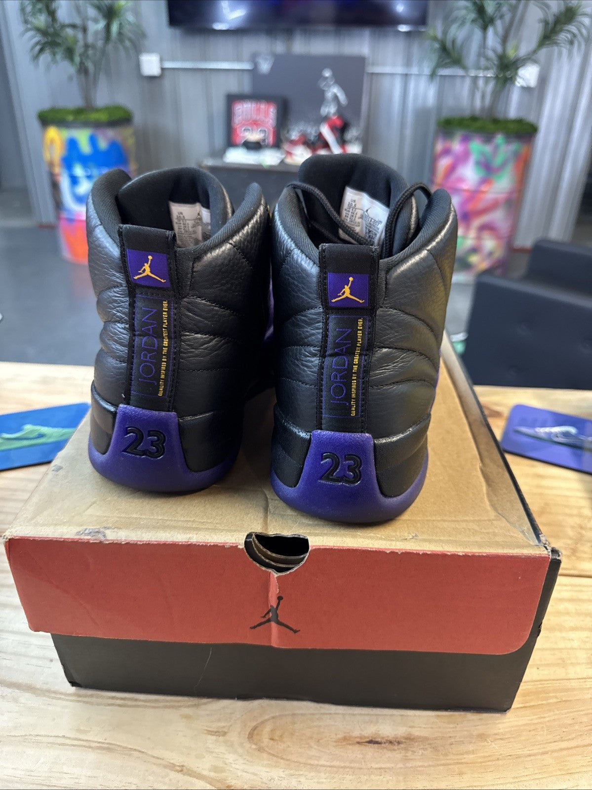 Jordan 12 Retro Mid Field Purple | Wore Once - Size 10.5 - product image from the listing.