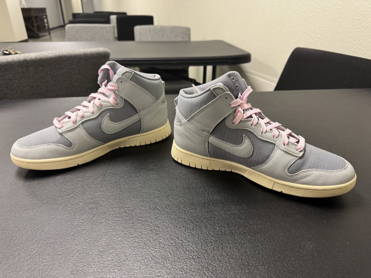 Dunk High Premium Certified Fresh DQ8800-001 Particle Grey Pink - Size 10 by Nike - product image from the listing.