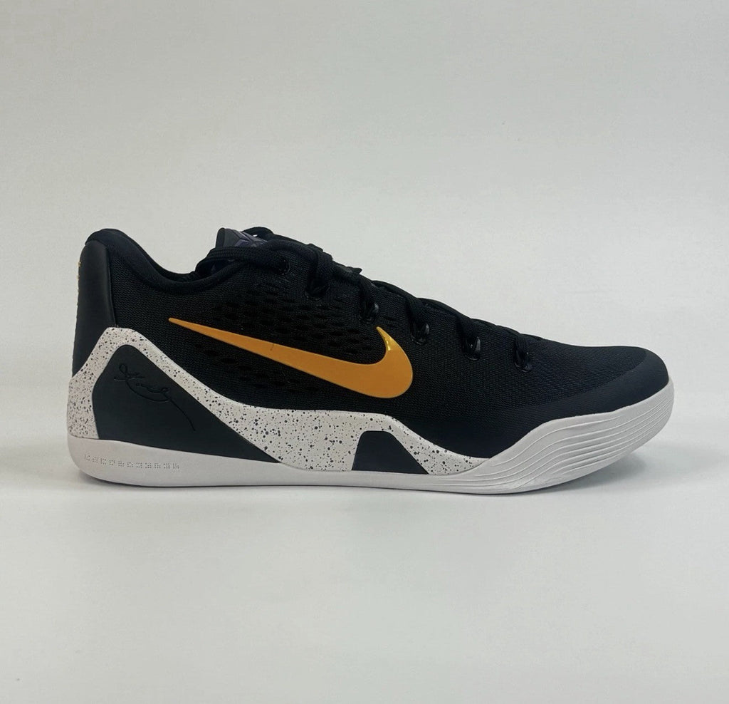 Nike Kobe 9 Elite EM Low Protro TB Size 8 Men's Black University Gold IH1401 002 - product image from the listing.