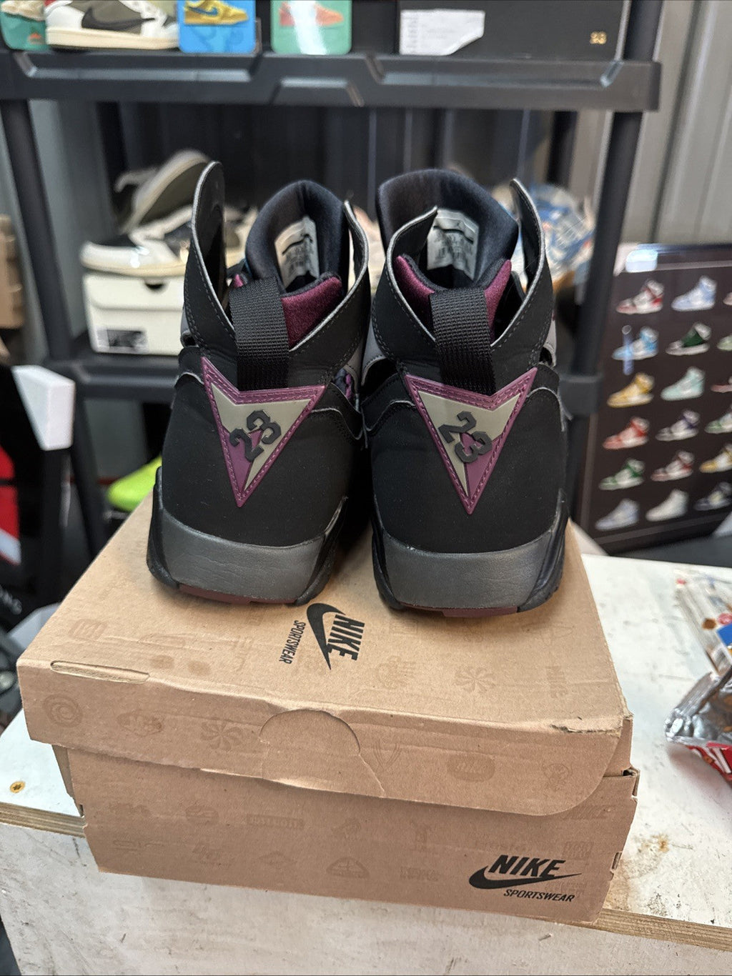 Air Jordan 7 Bordeaux Retro | Replacement Box - Barely Worn - Size 13.5 - product image from the listing.