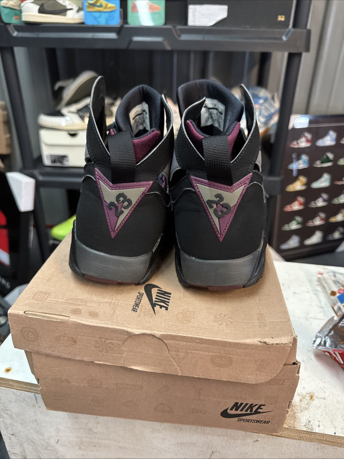 Air Jordan 7 Bordeaux Retro | Replacement Box - Barely Worn - Size 13.5 - product image from the listing.