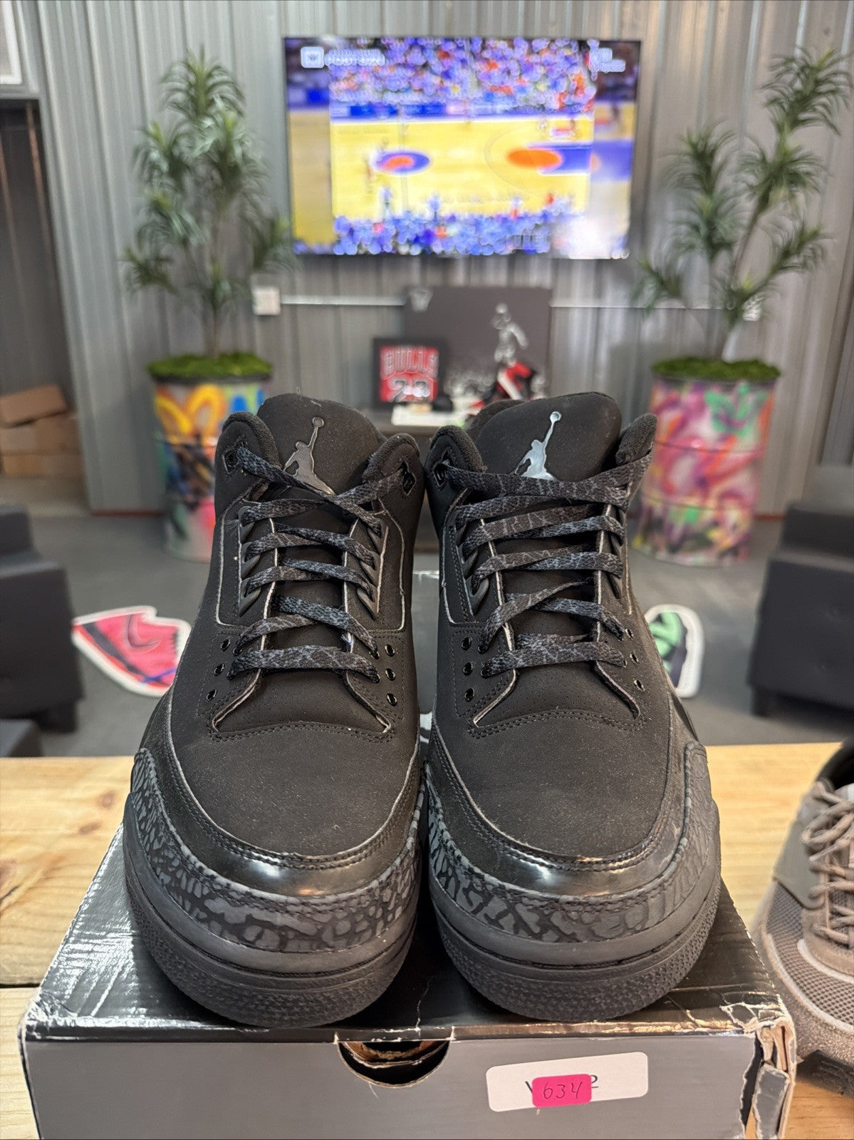Air Jordan 3 Retro Black Cat - Size 13 - product image from the listing.