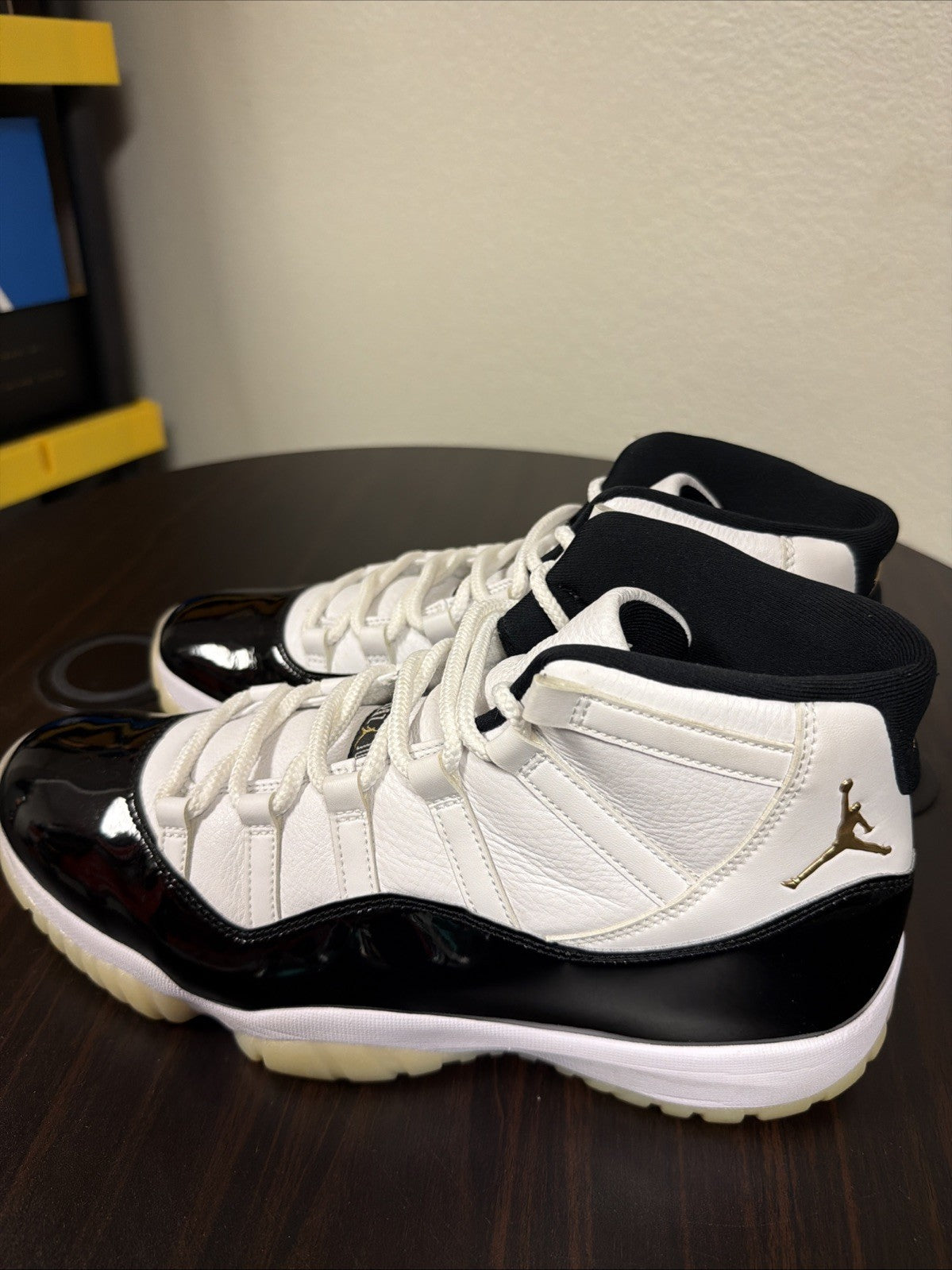 Air Jordan 11 Retro Gratitude White Metallic Gold Black 🔥🔥 - product image from the listing.