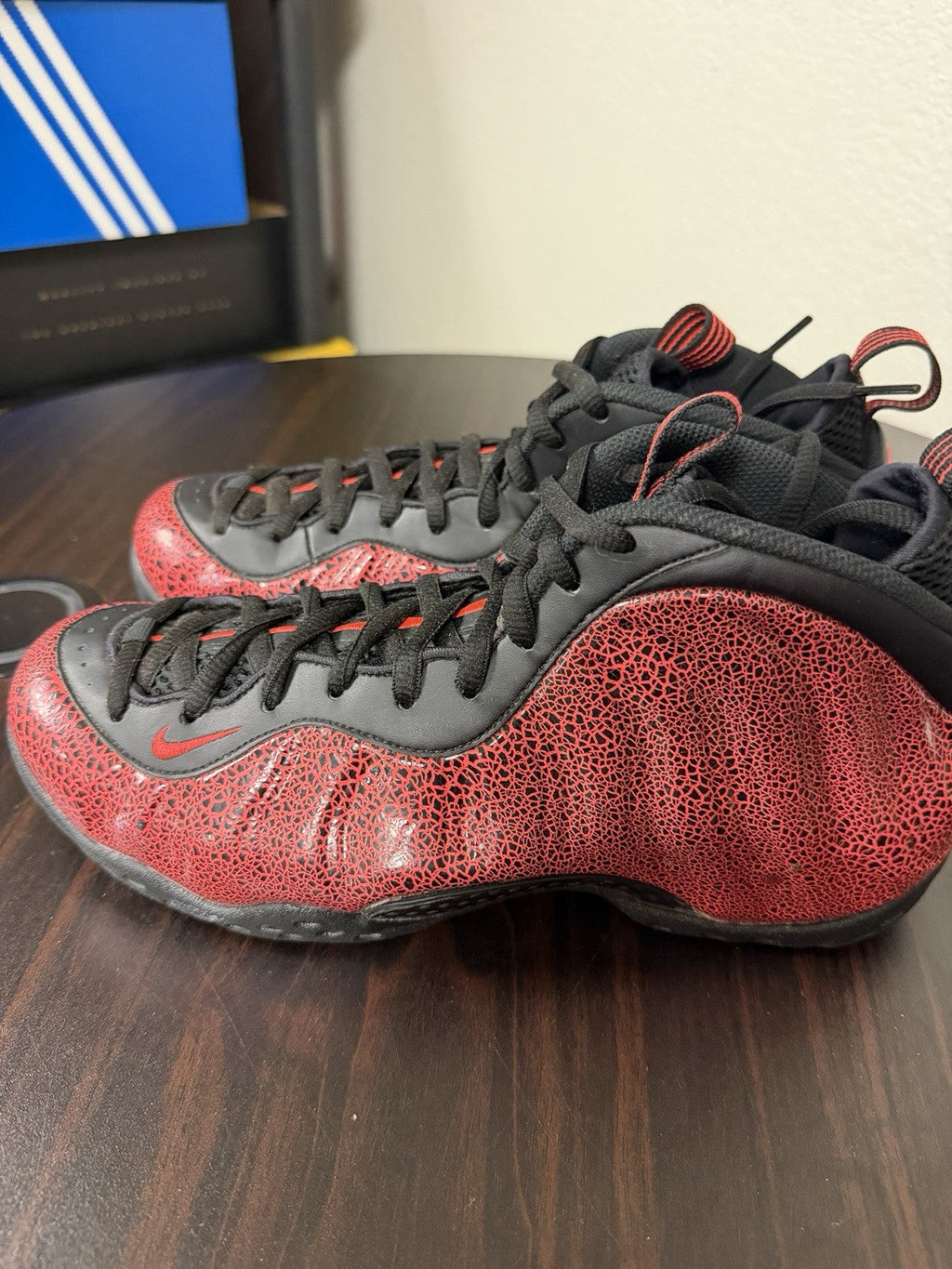 Air Foamposite One Cracked Lava Size 8.5. 314996-014 by Nike - product image from the listing.