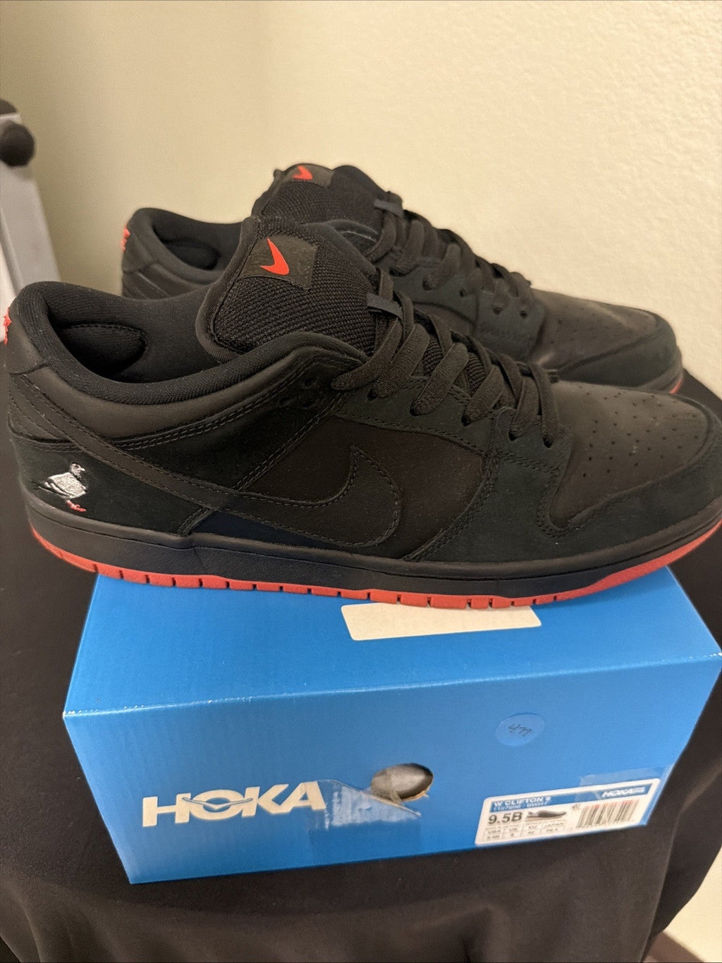 Jeff Staple x Nike Dunk Pro SB Low Black Pigeon - Size 11 - product image from the listing.