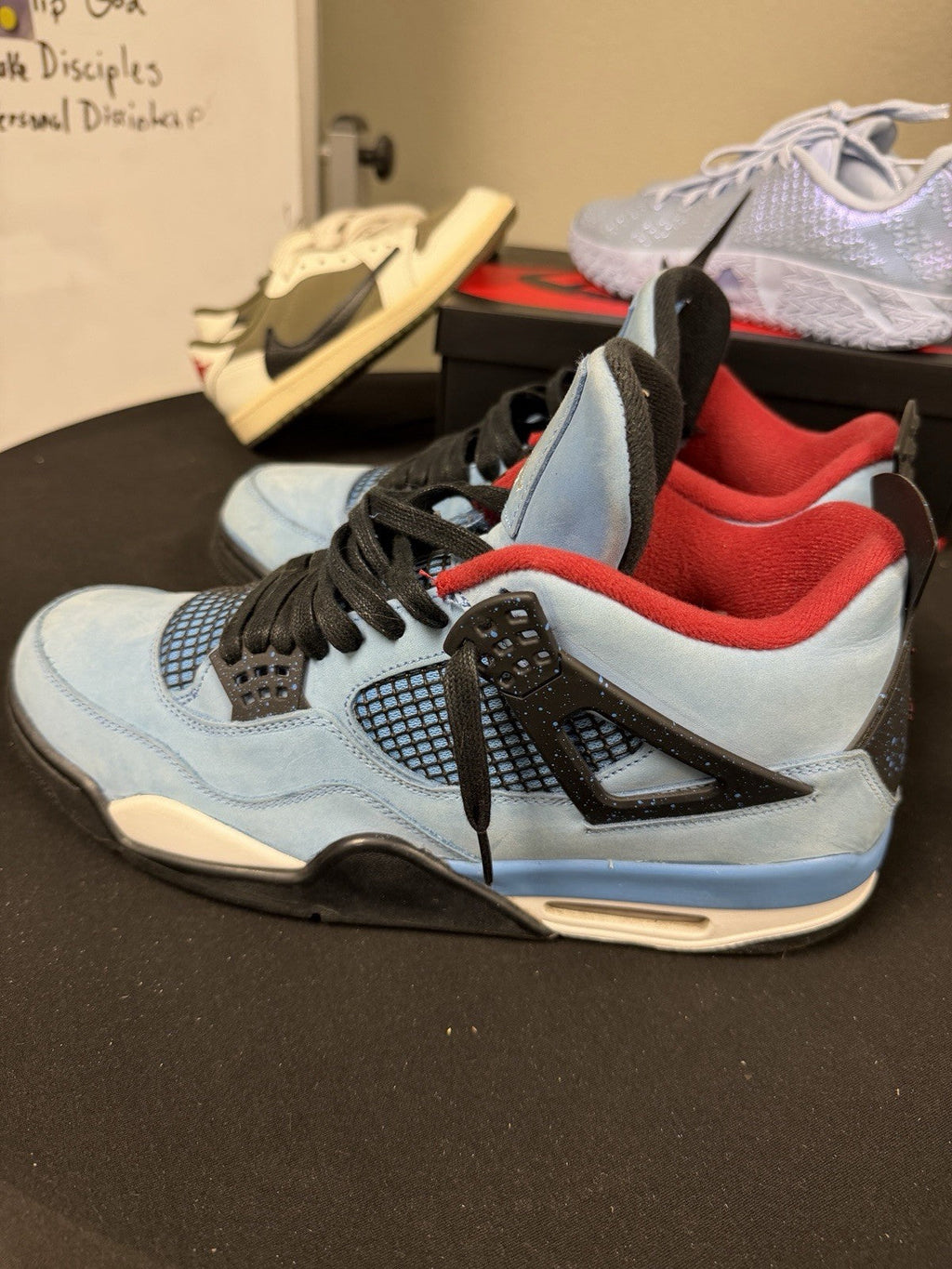 Travis Scott Cactus Jack Blue size 13 - Jordan 4 Retro - product image from the listing.