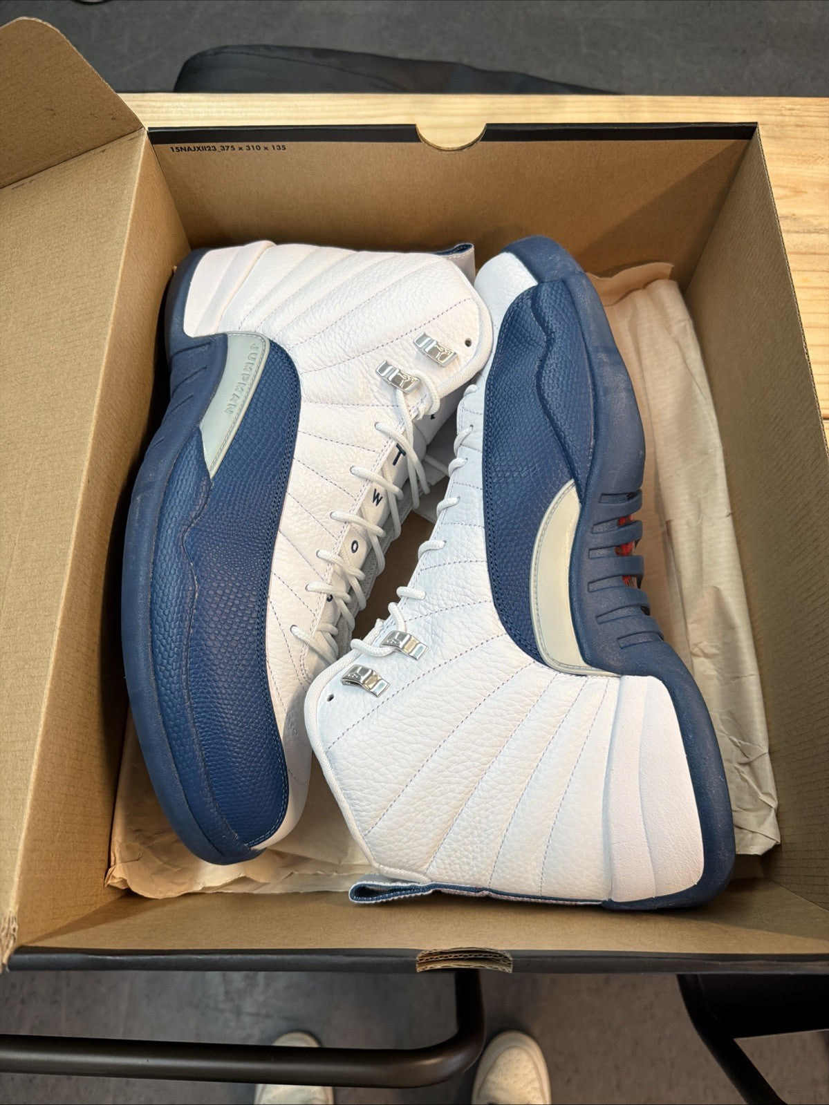 French Blue Size 14 - Jordan 12 - product image from the listing.