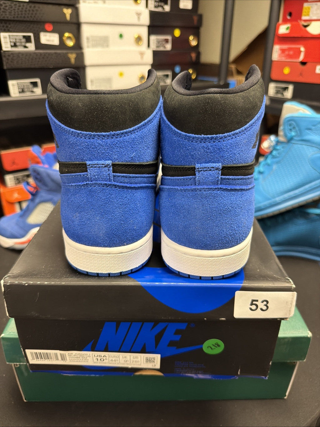 Men's Nike Air Jordan 1 Retro High OG Shoes Size 11 Royal Reimagined Sneakers - product image from the listing.