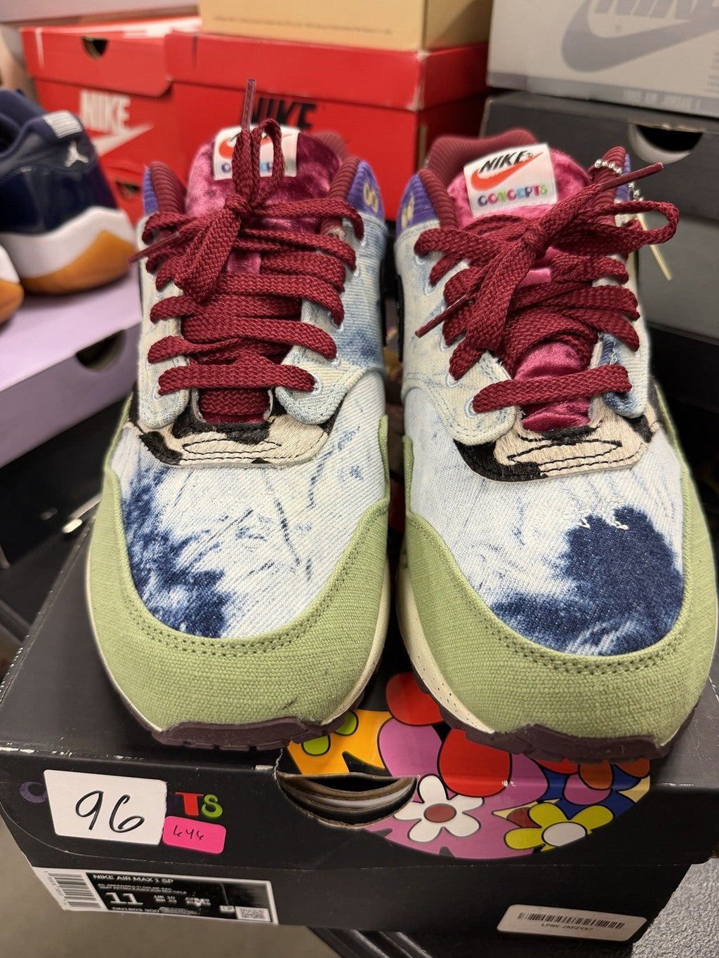Nike Air Max 1 SP x Concepts Mellow Used . All Laces And Accessories - Size 11 - product image from the listing.