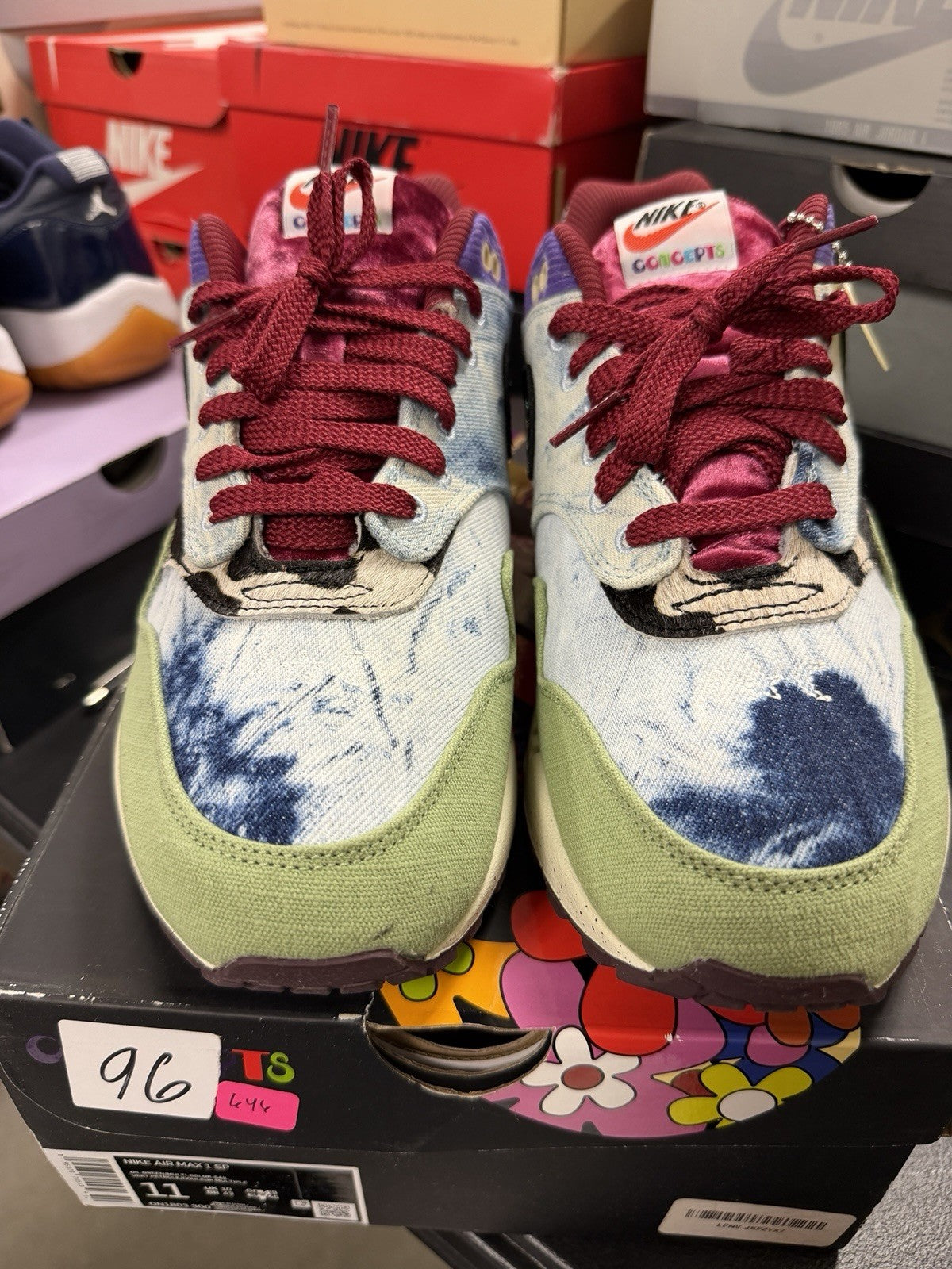 Nike Air Max 1 SP x Concepts Mellow Used . All Laces And Accessories - Size 11 - product image from the listing.