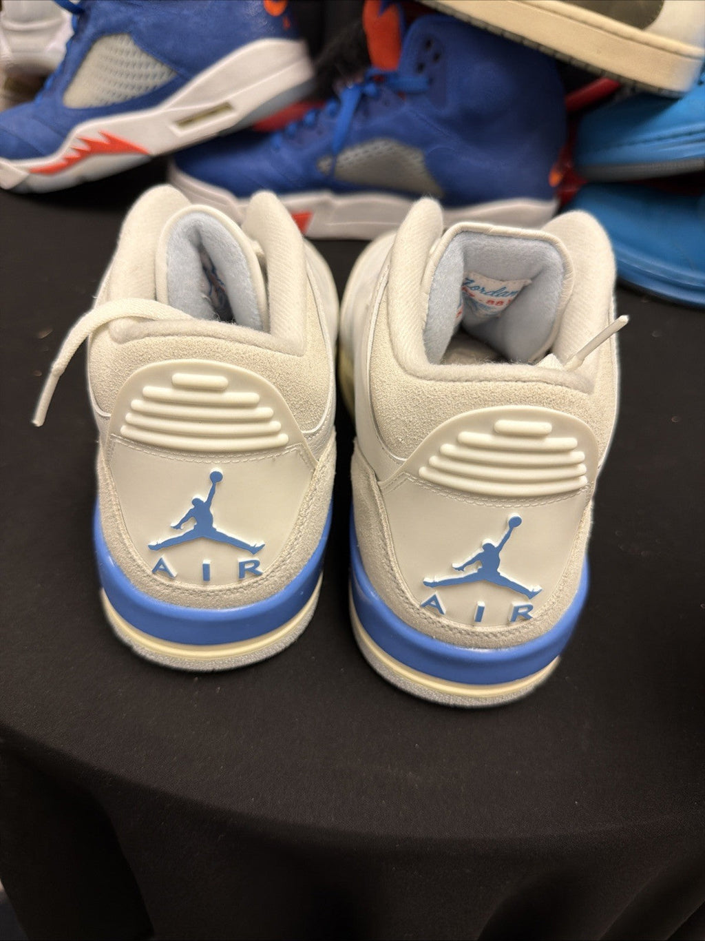 Air Jordan 3 Retro Lucky Shorts Summit White Blue CT8532-101 Men's - product image from the listing.