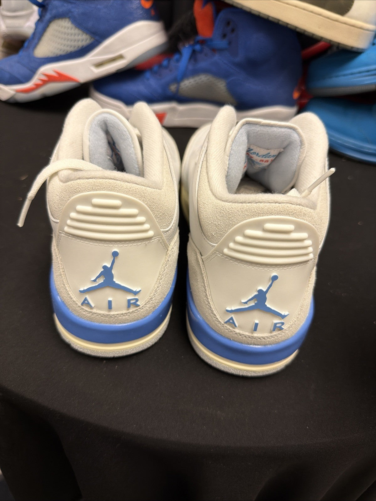 Air Jordan 3 Retro Lucky Shorts Summit White Blue CT8532-101 Men's - product image from the listing.