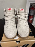 Size 11.5 - 2013 Nike SB Hyper Birch/Red Dunk High | Worn Once - product image from the listing.