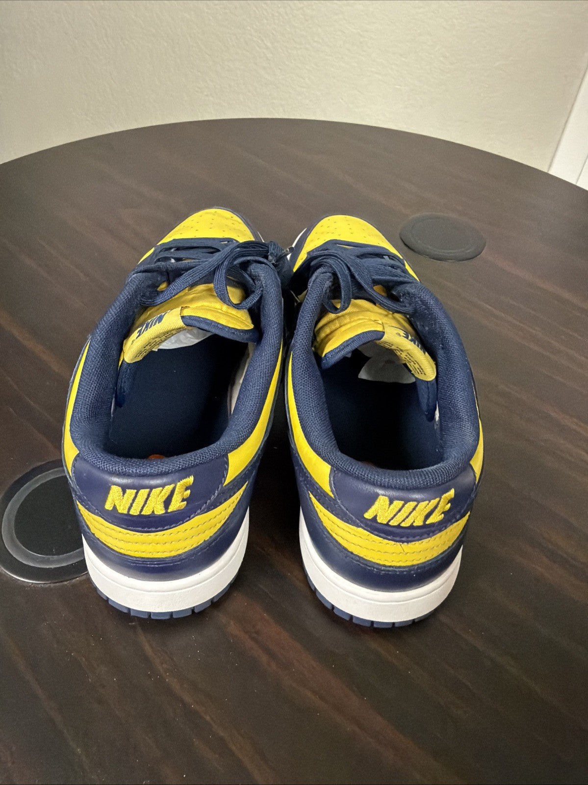 Men's NIKE Dunk Low 'Michigan' Shoes / Sneakers Size 10.5 DD1391-700 - product image from the listing.