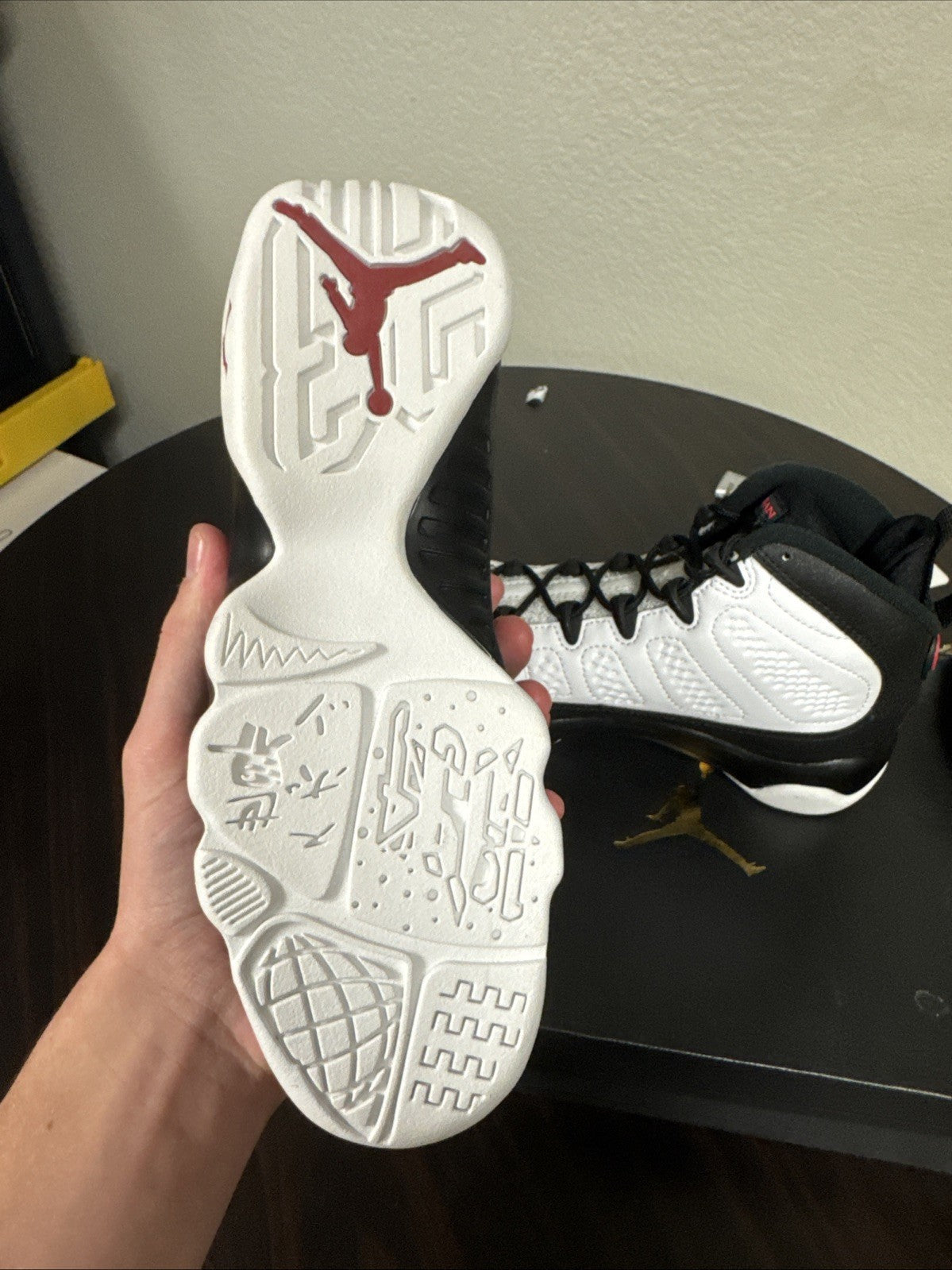 Air Jordan 9 Retro Space Jam Sneakers - Size 5Y - product image from the listing.