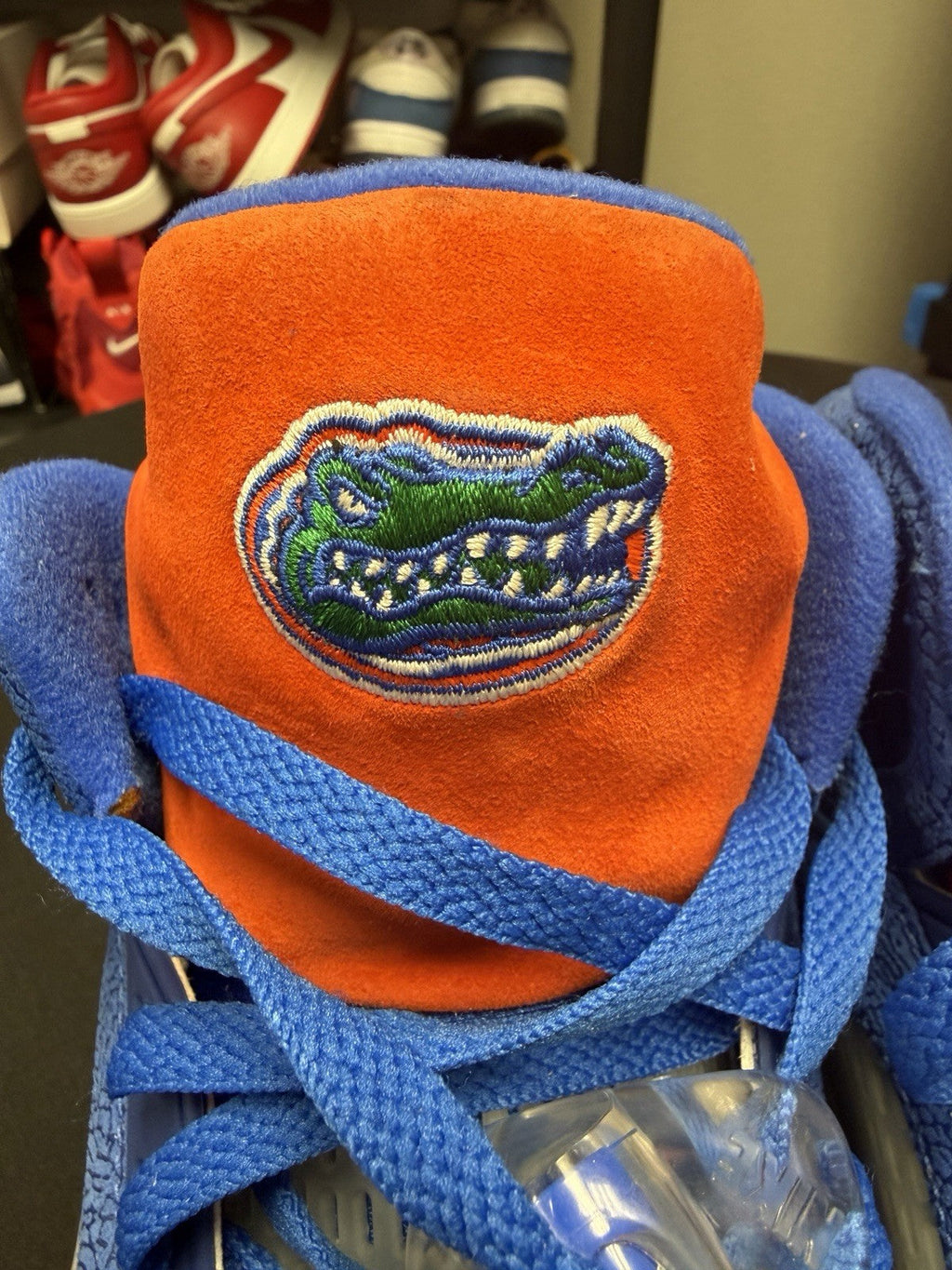 Florida Gator PLAYER EXCLUSIVE PROMO SAMPLE - NEW SIZE 13 Air Jordan 5 - product image from the listing.