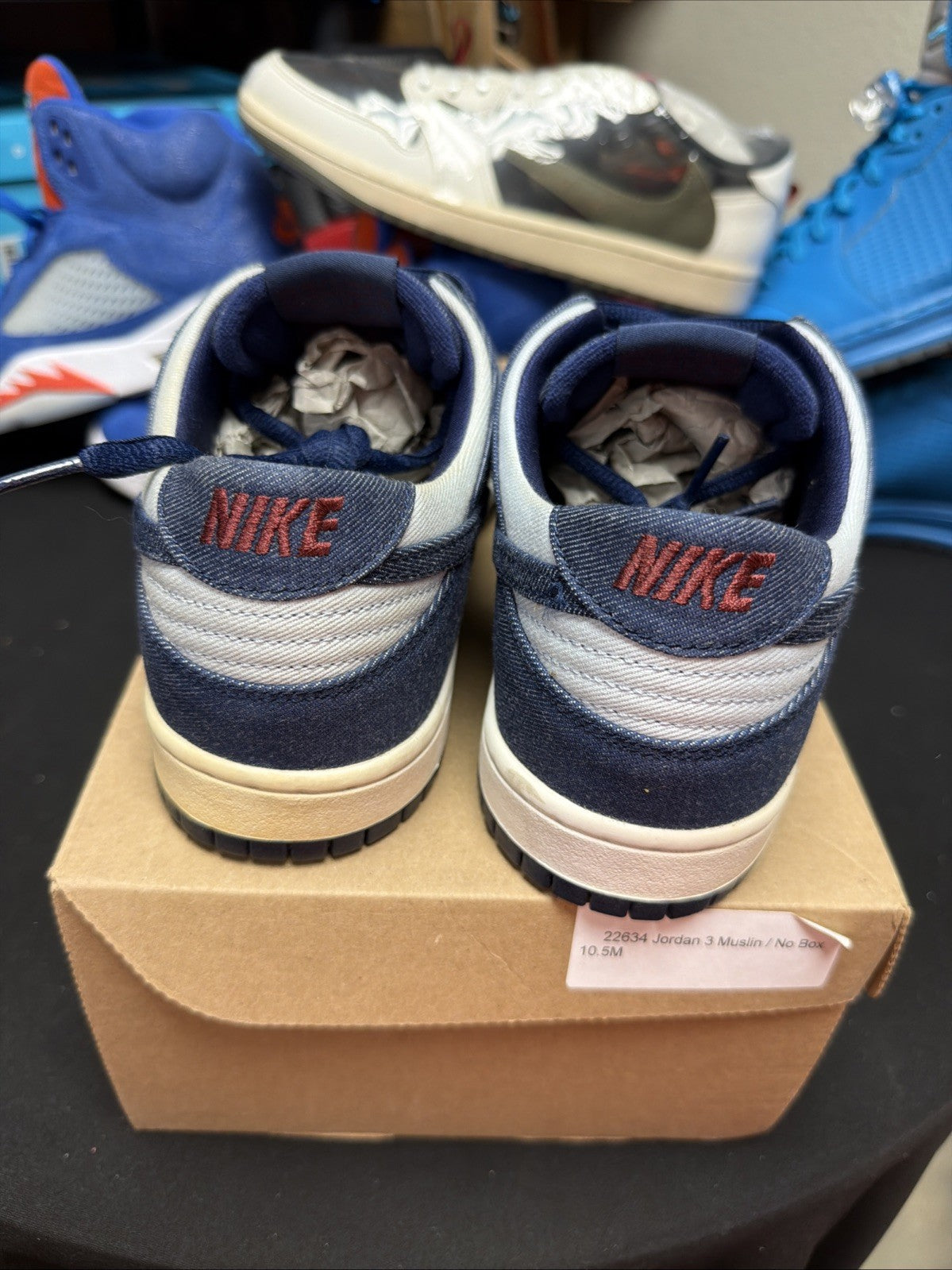 SB Zoom Dunk Low Pro Binary Blue Size 9 by Nike - product image from the listing.