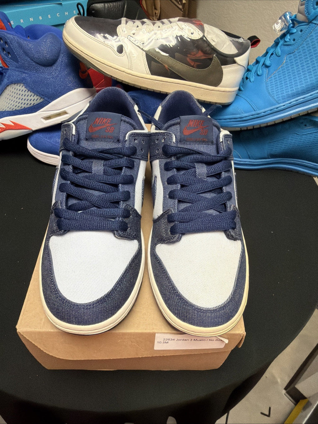 SB Zoom Dunk Low Pro Binary Blue Size 9 by Nike - product image from the listing.
