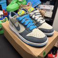 Men's 1/5 Sample Nike Dunk Low Very Rare NYX Vivid Blue / Grey Pavement 2008 - product image from the listing.