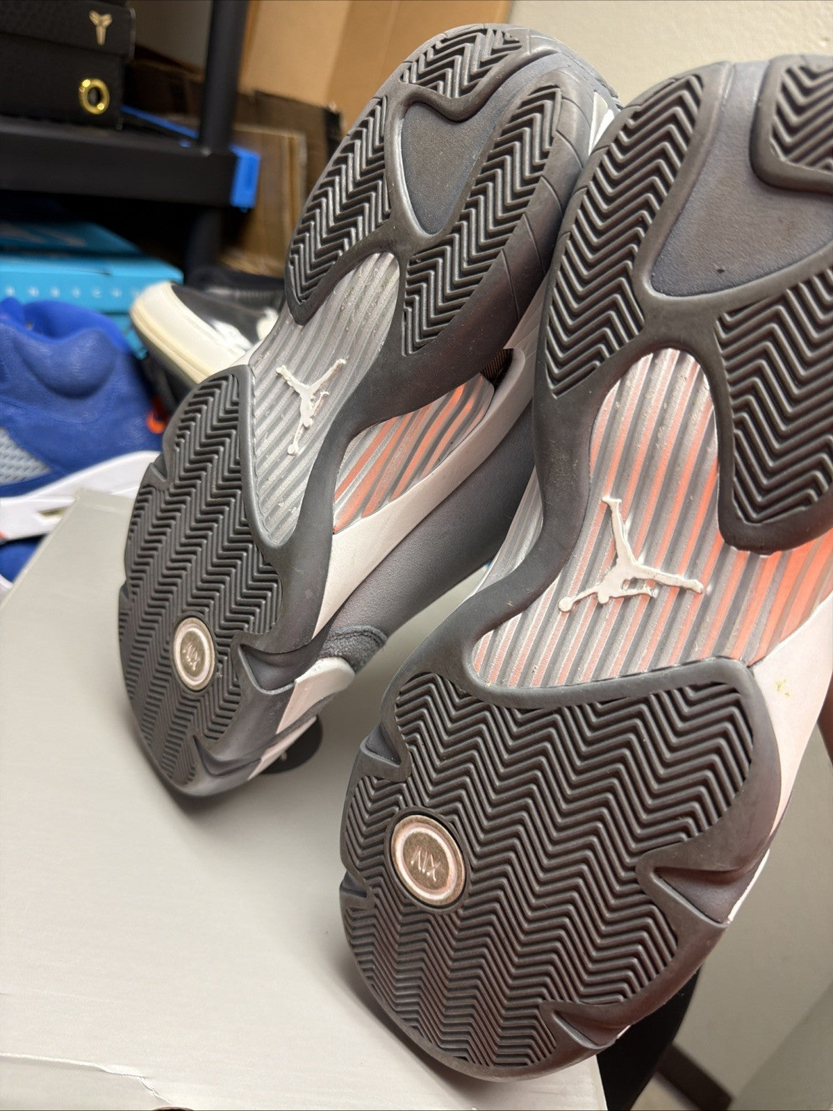 Nike Air Jordan 14 Retro Flint Grey with Receipt FJ3460-012 - Size 12 - product image from the listing.