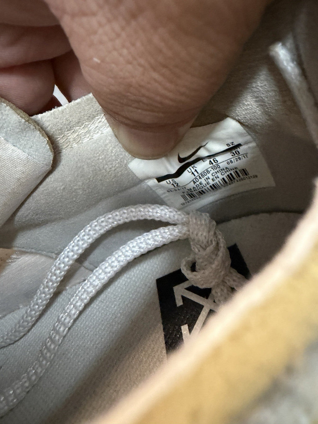 Nike Off-White x Air Force 1 Low the Ten Size 12 - product image from the listing.