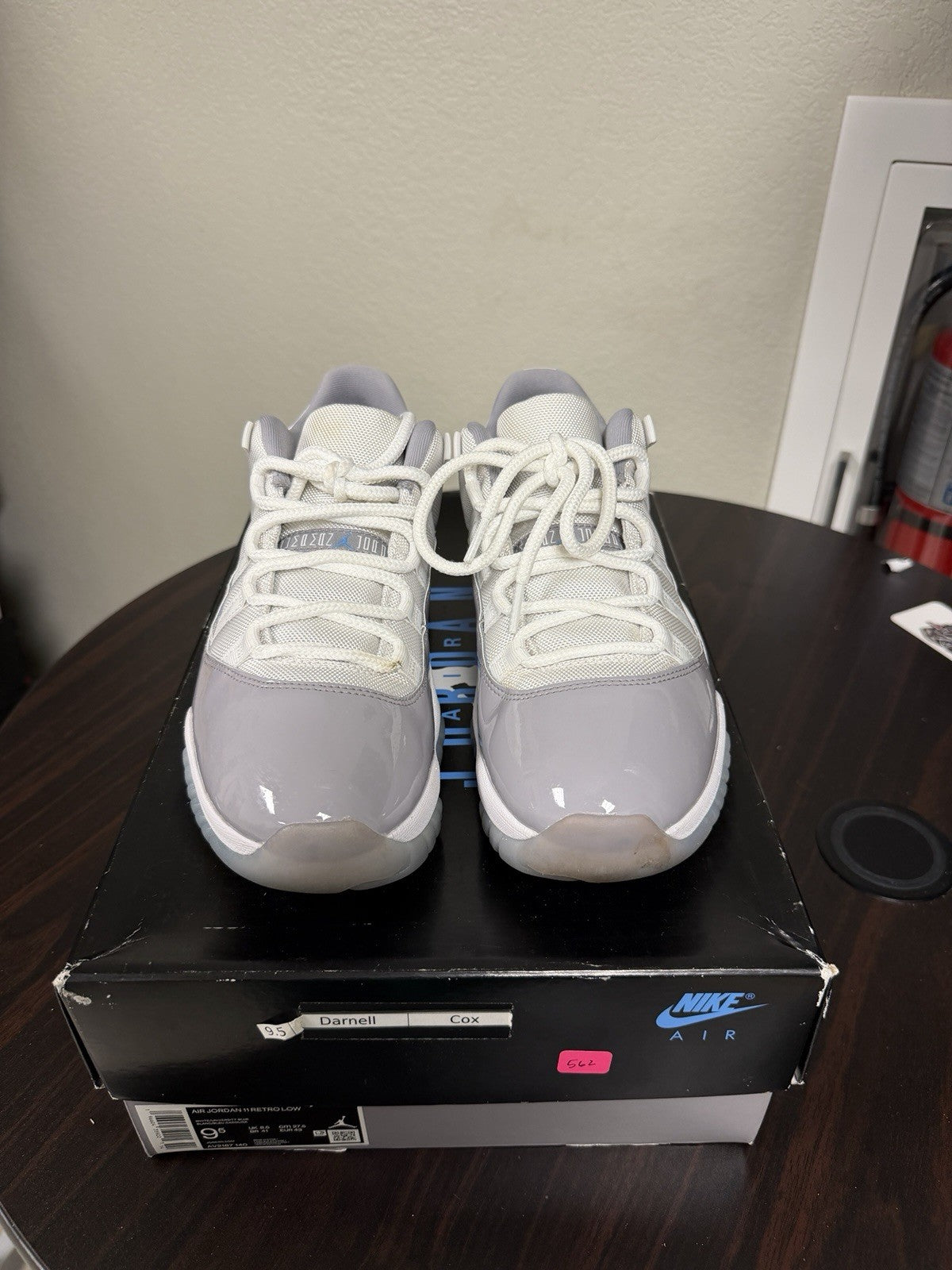Air Jordan 11 Retro Low Cement Grey - Size 9.5 - product image from the listing.