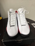 AIR JORDAN 13 RETRO WHITE/BLACK-TRUE RED - Size 5y - product image from the listing.