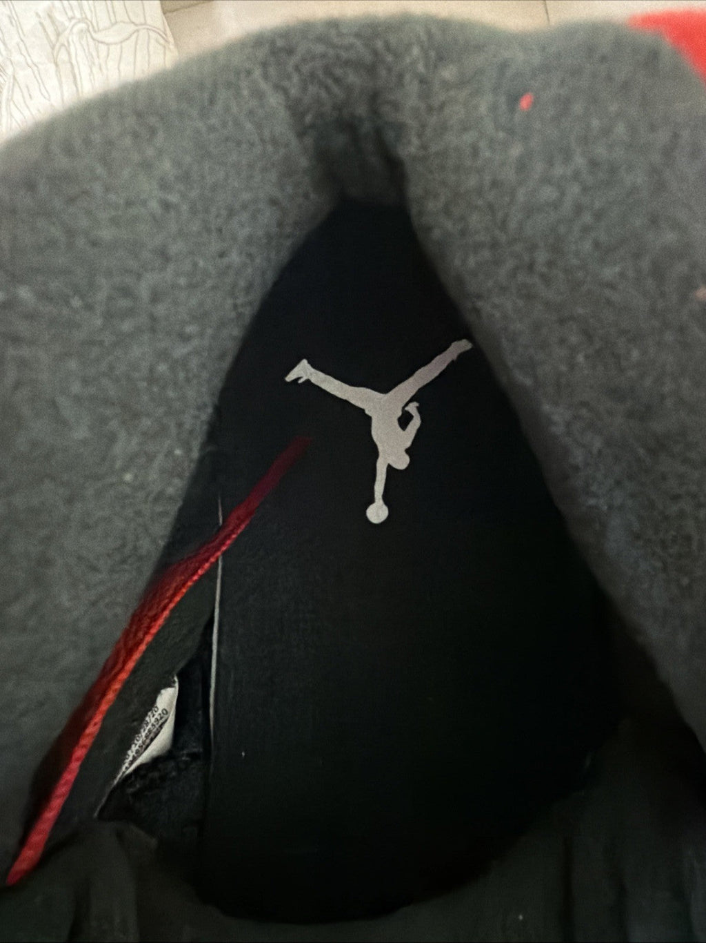 Red Suede Sneakers Size 8.5 - Air Jordan 5 Retro DD0587-600 - product image from the listing.