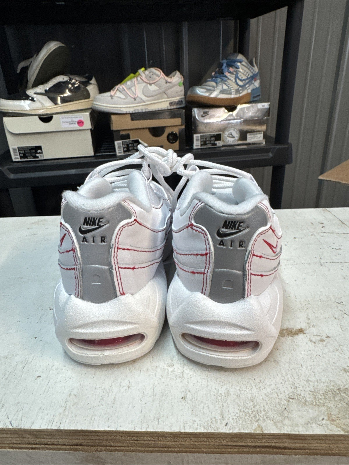 Nike Air Max 95 Recraft LTR GS Candy Cane | Replacement Box - Size 2Y - product image from the listing.