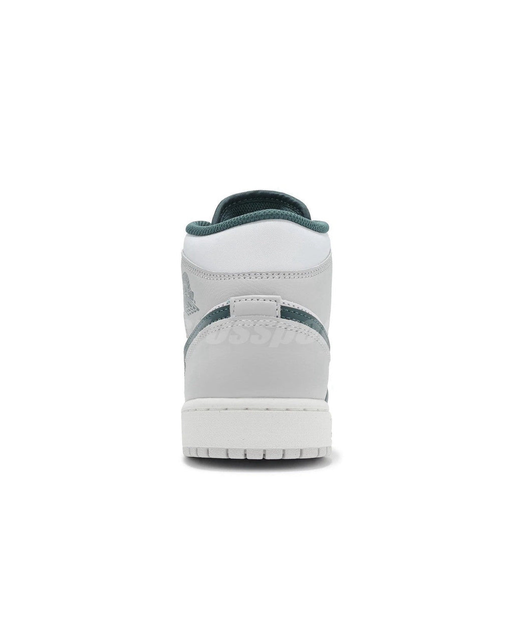 Men's Nike Air Jordan 1 Mid SE White Sail Grey Oxidized Green Casual FQ7720-103 - product image from the listing.