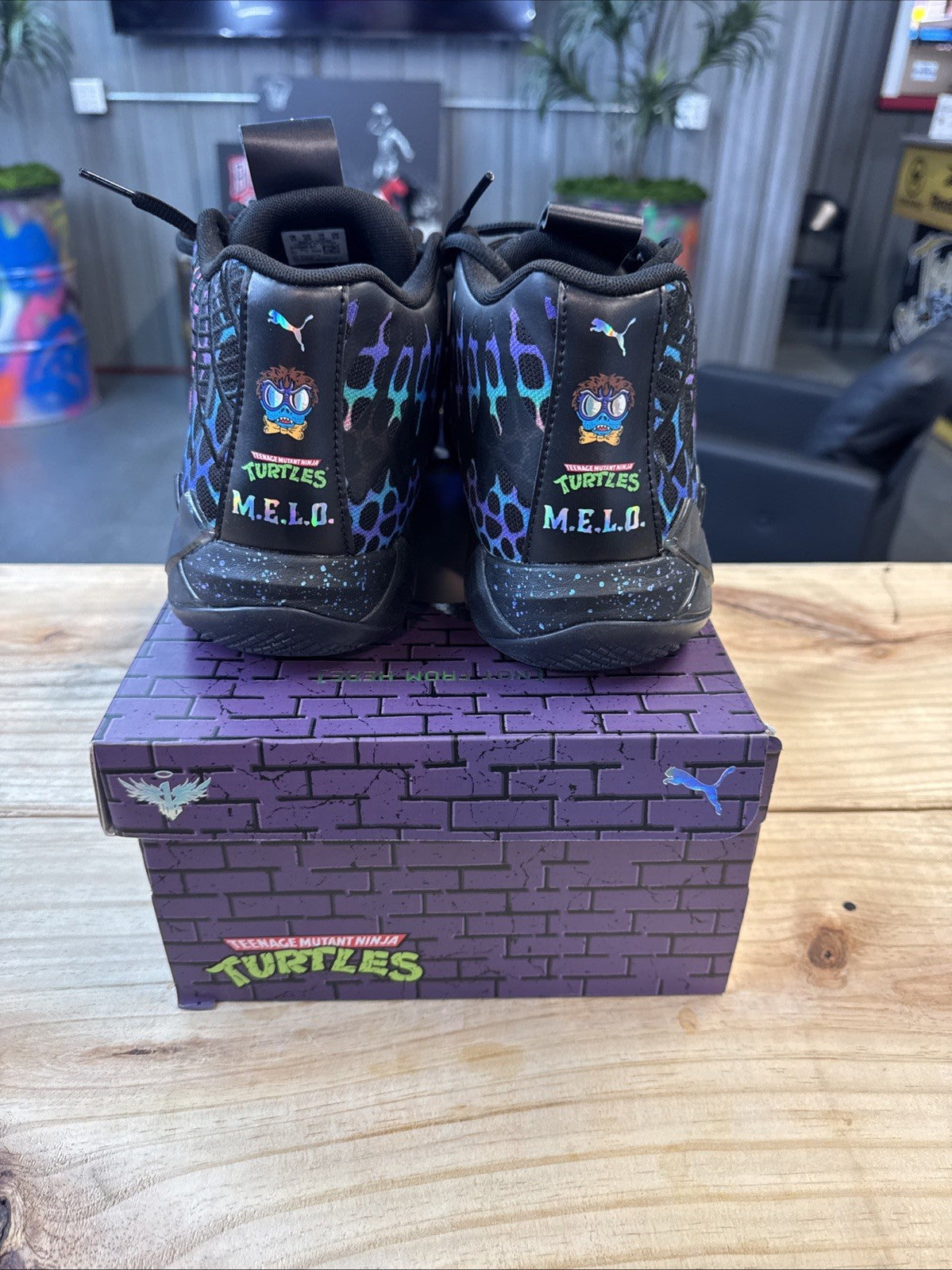 PUMA X Lamelo Ball Mb.01 TMNT Baxter Stockman | Wore Once - Size 14 - product image from the listing.