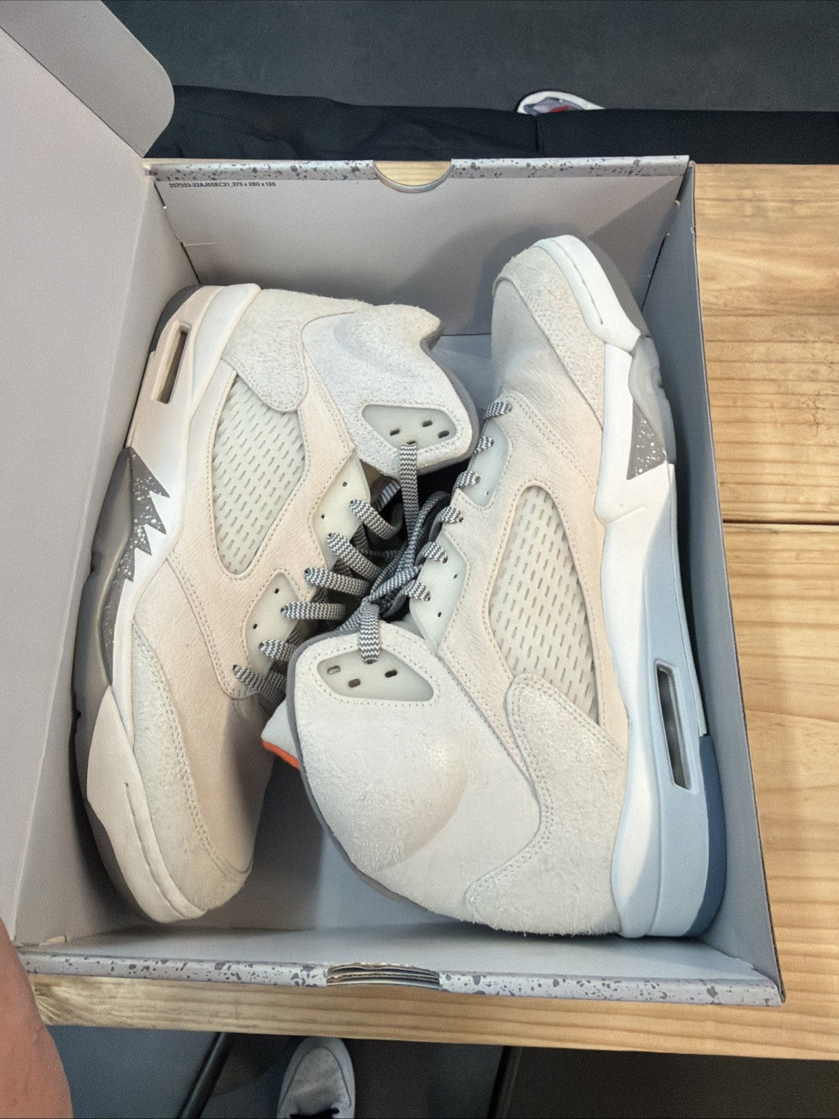 "CRAFT LIGHT OREWOOD" Air Jordan 5 Retro 2023 - Size 16 - Used with Box - product image from the listing.