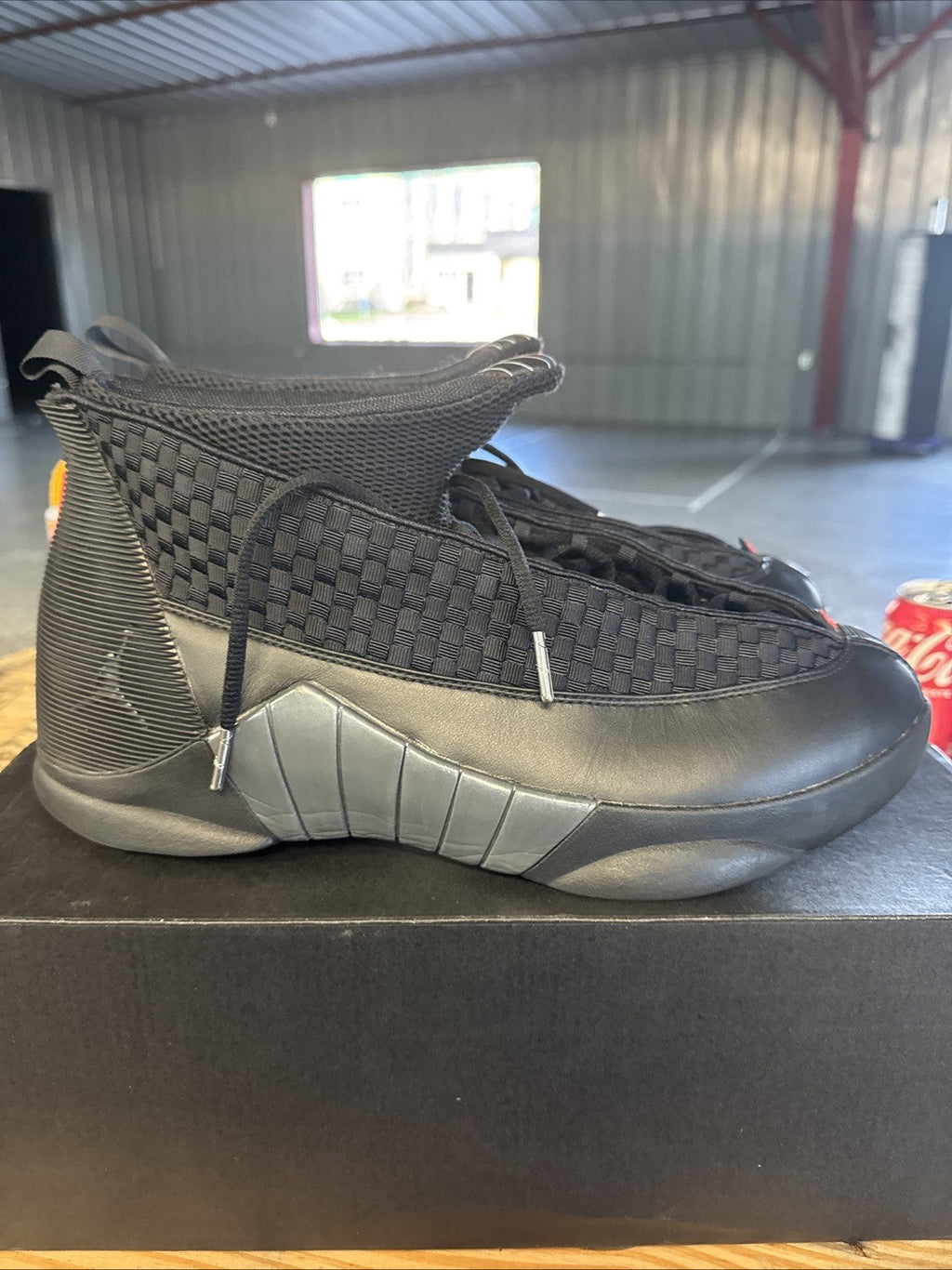 Jordan 15 Retro Stealth (2017) | Replacement Box - Barely Worn - Size 13 - product image from the listing.