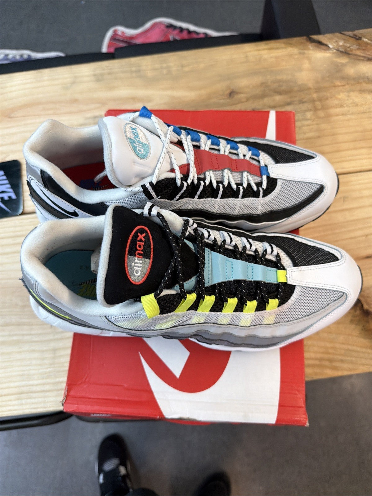 Men's Size 12 - Nike Air Max 95 QS Greedy 2.0 - product image from the listing.