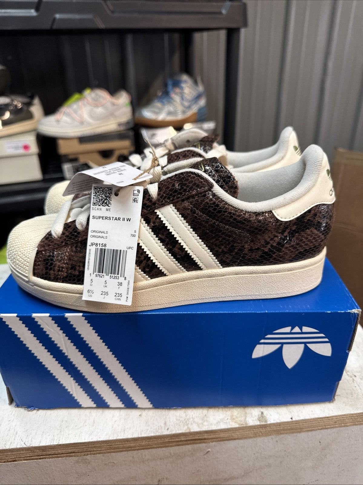 Women's Size 6.5 - Superstar II Lifestyle Shoes | Topless Box - product image from the listing.