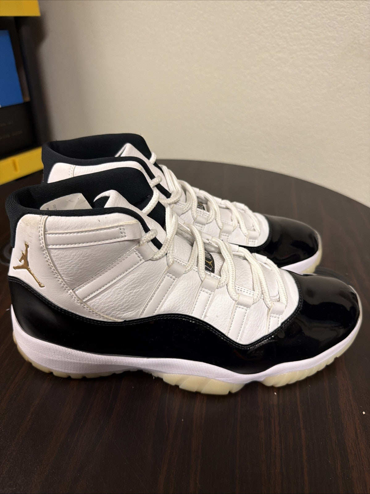 Air Jordan 11 Retro Gratitude White Metallic Gold Black 🔥🔥 - product image from the listing.