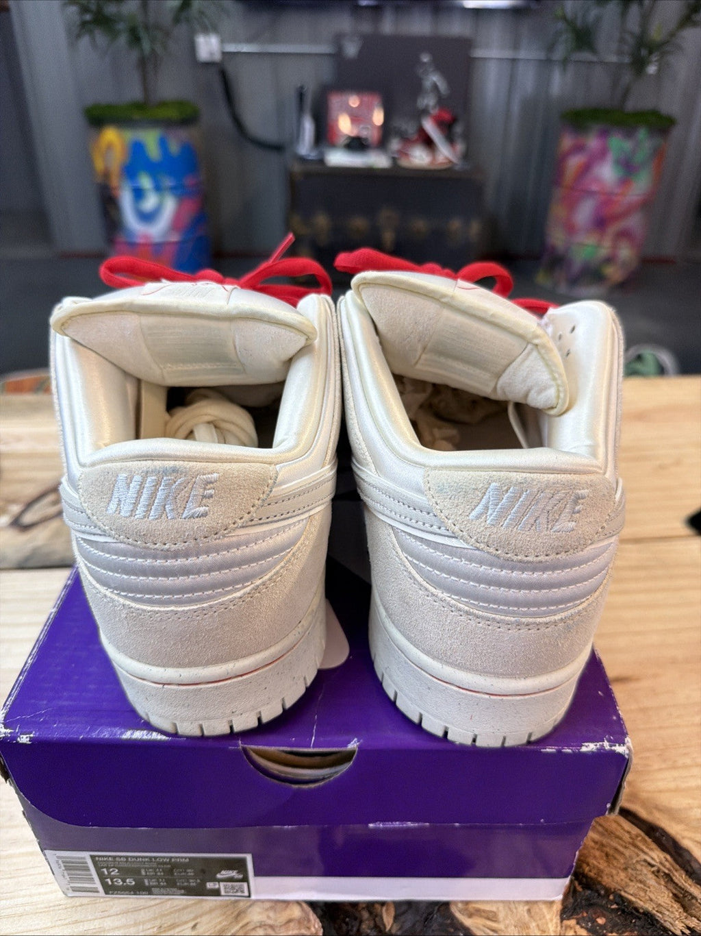 Size 12 - Nike SB Dunk Low PRM City of Love Coconut Milk (FZ5654-100) for Men - product image from the listing.