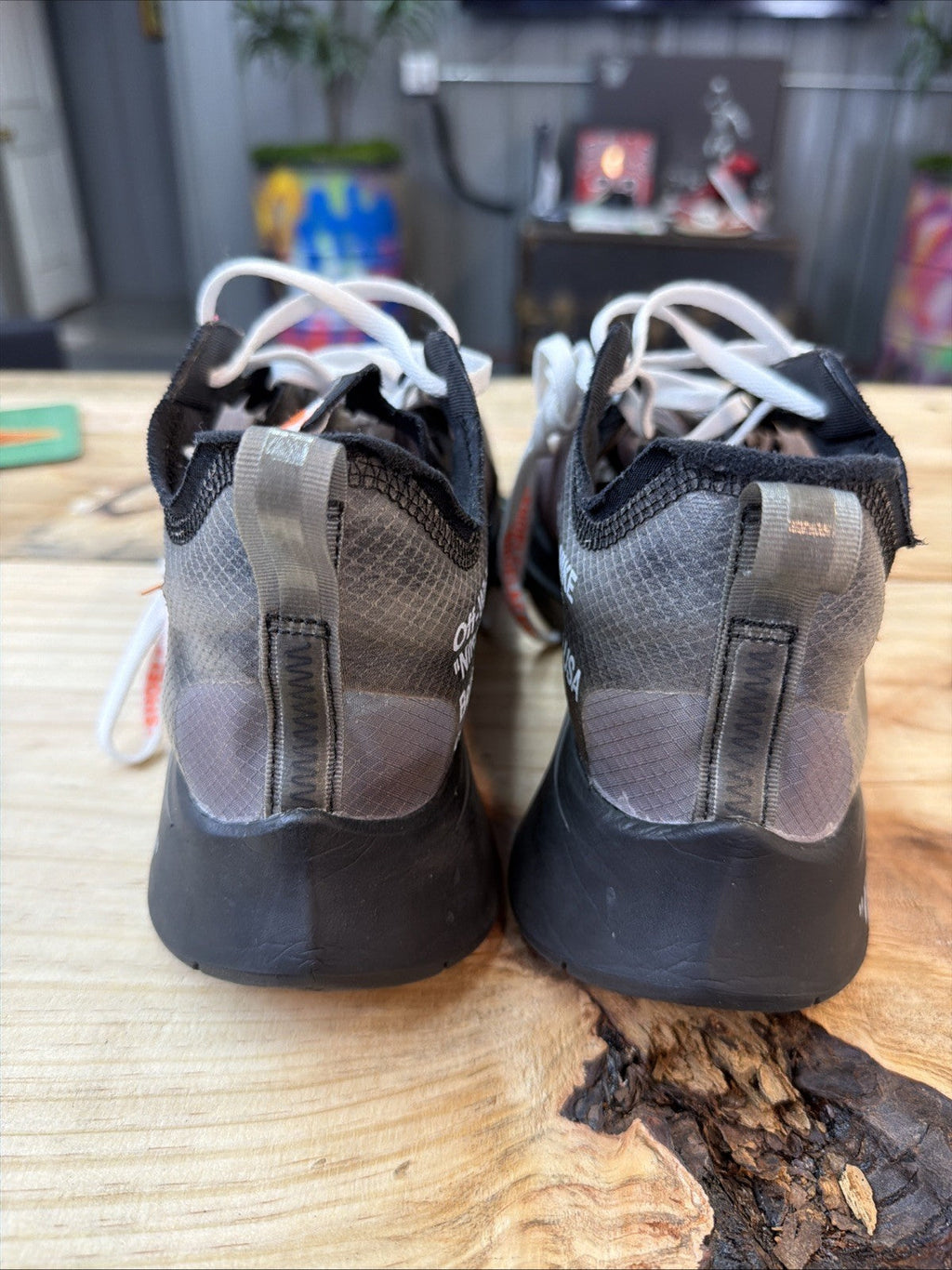 Nike Zoom Fly SP x OFF-WHITE Black 2018 - Size 10.5 - product image from the listing.