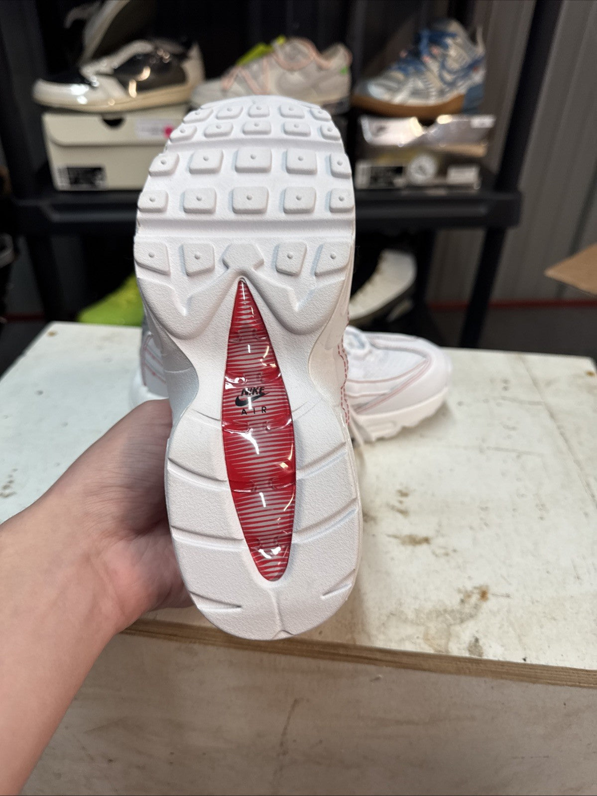 Nike Air Max 95 Recraft LTR GS Candy Cane | Replacement Box - Size 2Y - product image from the listing.