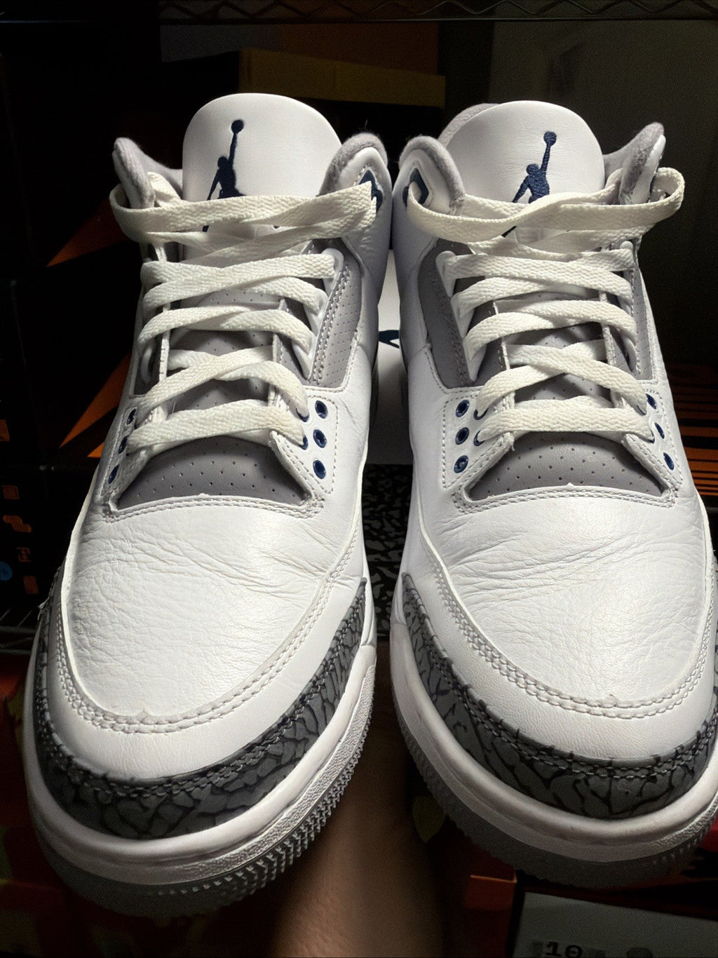 Air Jordan 3 Retro Midnight Navy - Size 11.5 - product image from the listing.
